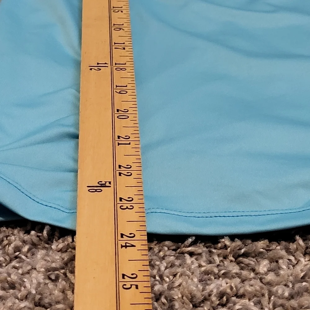 Athleta cap sleeves size medium small  pocket in the back teal color - Picture 8 of 11